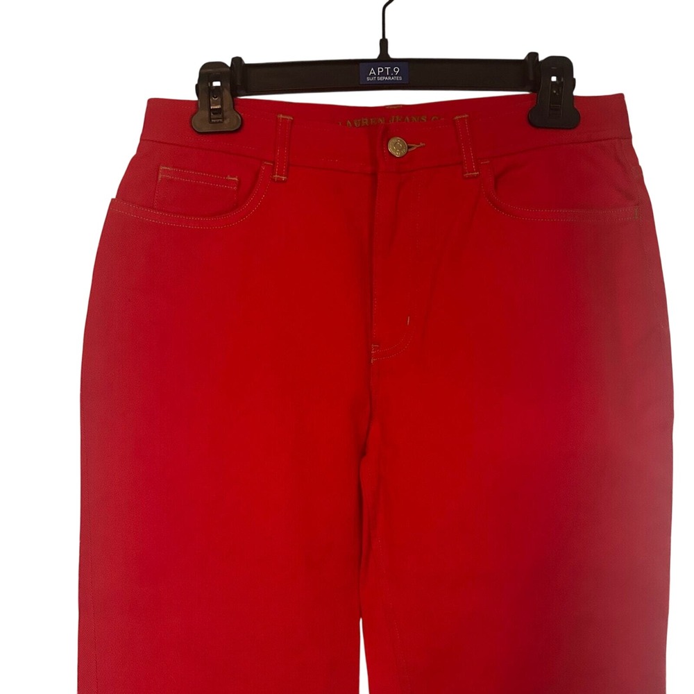 Ralph Lauren Jeans Co Red stretch Jeans Pants‎ Size 4